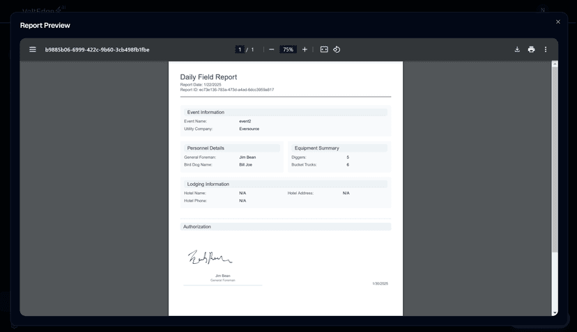 Customized Reports Dashboard